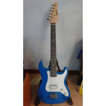 Maxine stv125blu kit chitarra elettrica junior, blu