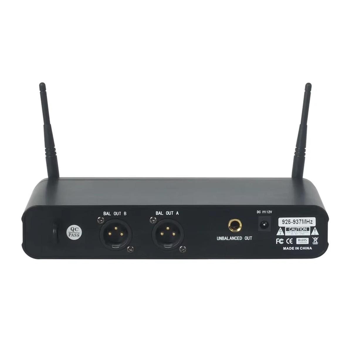 ACEMIC Pro Audio 288AT5 Sistema microfonico wireless dual channel per fisarmonica