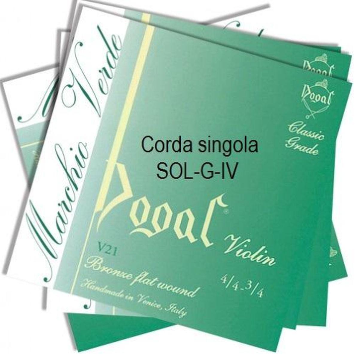 Dogal verde v21 iv corda violino