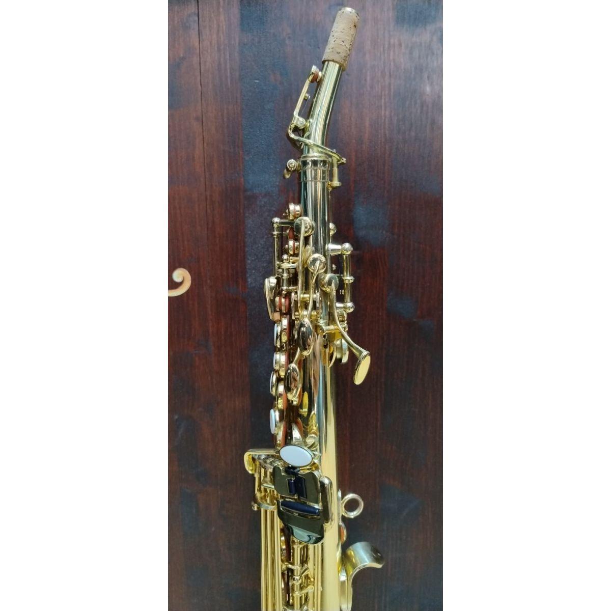 Grassi SS210 Sax soprano sib dritto con doppio chiver, usato