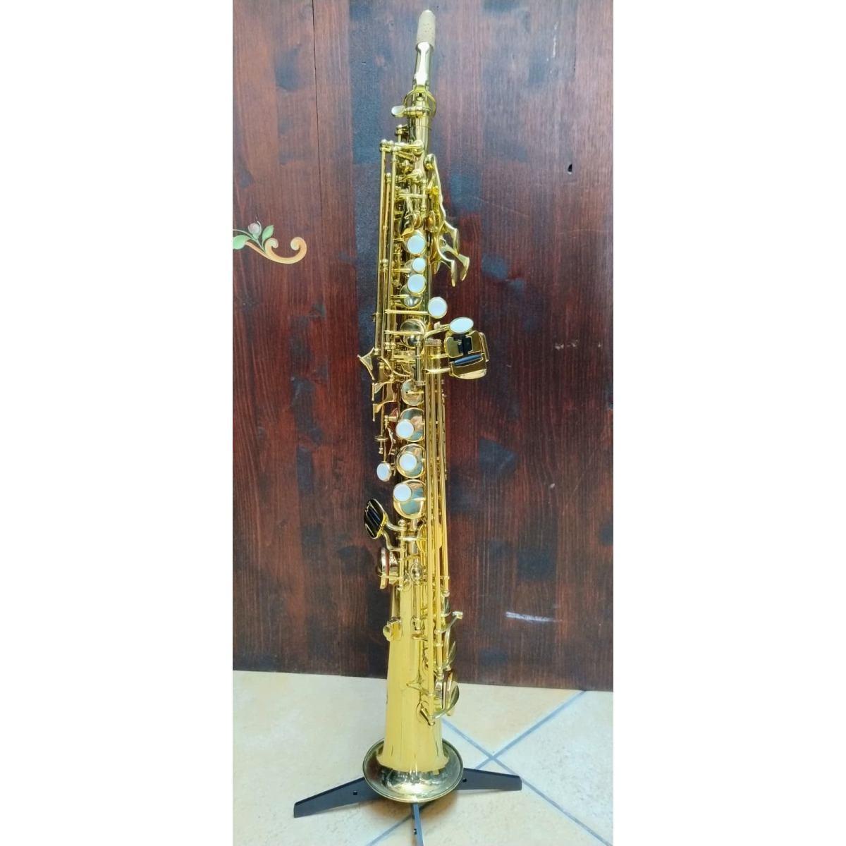 Grassi SS210 Sax soprano sib dritto con doppio chiver, usato