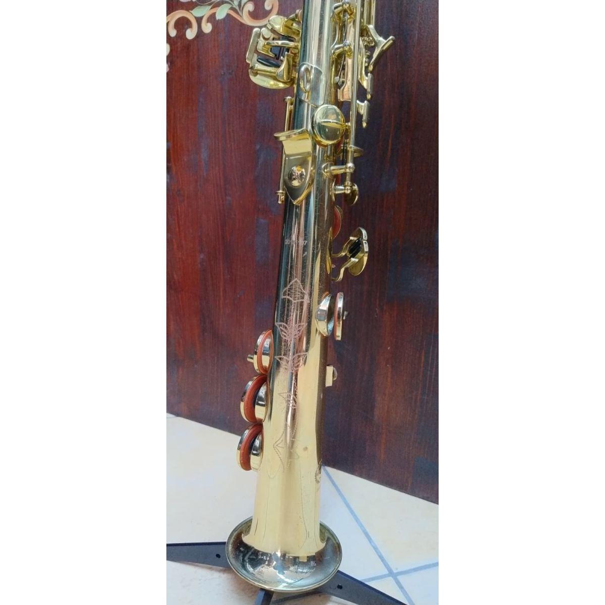 Grassi SS210 Sax soprano sib dritto con doppio chiver, usato