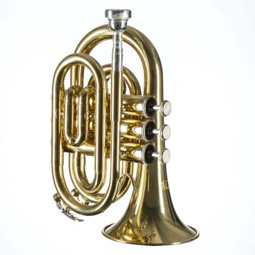 Monzani MZMT-500L Tromba Pocket Sib in ottone laccato