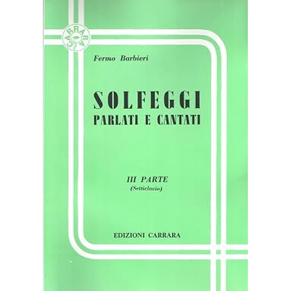 Barbieri solfeggi parlati e cantati vol 3