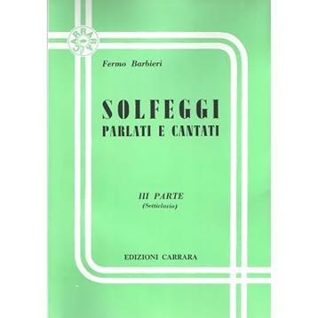 Barbieri solfeggi parlati e cantati vol 3
