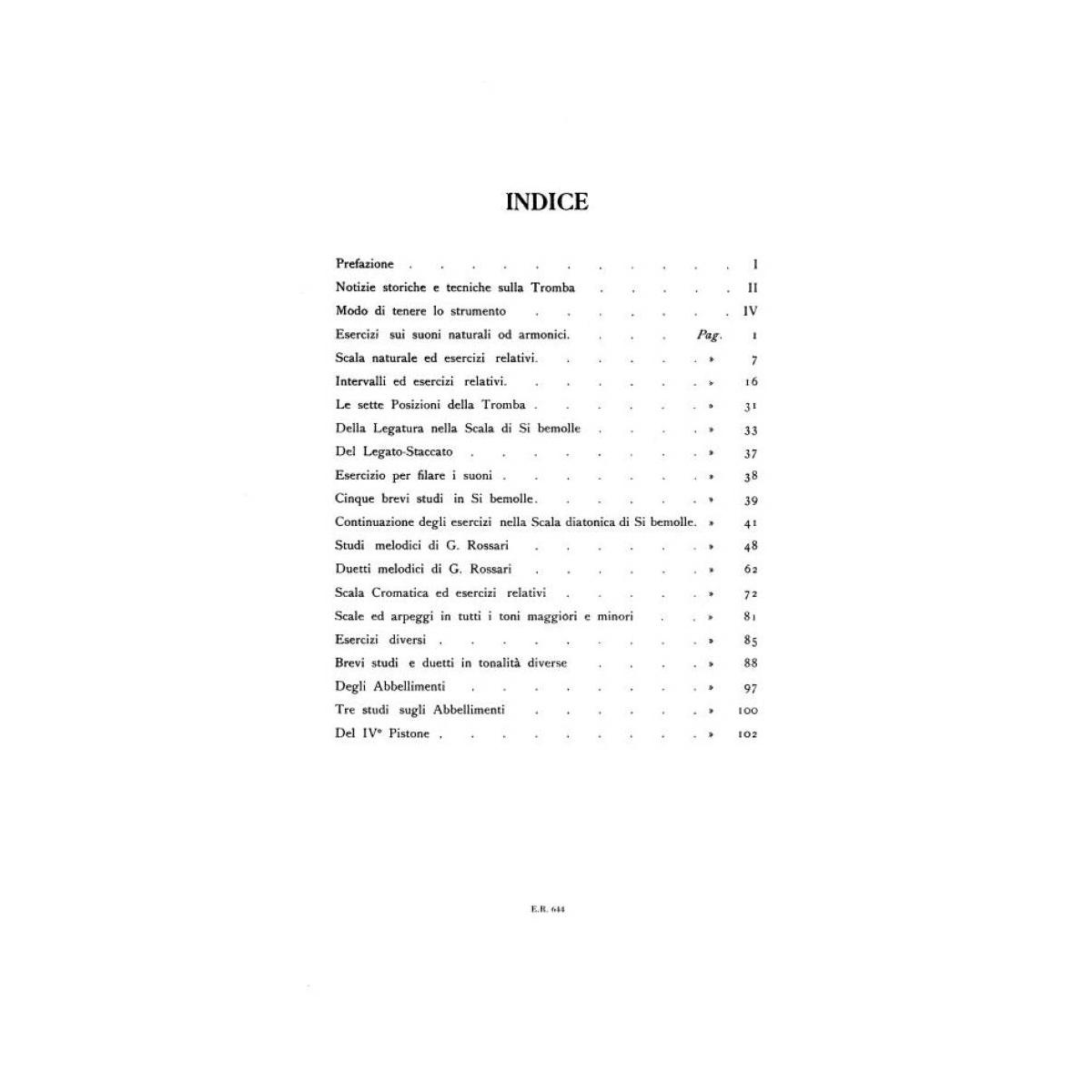 Peretti - Nuova Scuola D'Insegnamento della Tromba in Sib (Cornetta) e congeneri Parte I