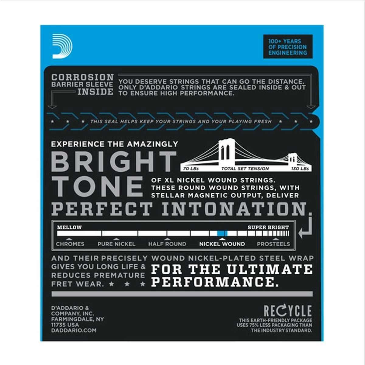 D'addario EXL 120 muta chitarra elettrica 009-042