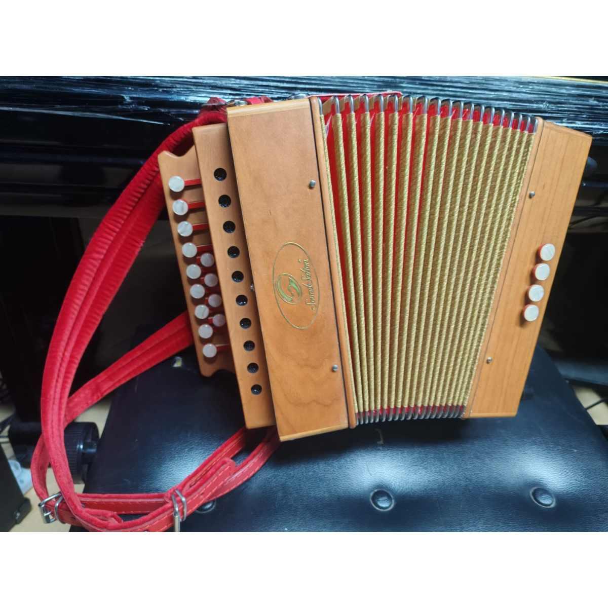 SOUNDSATION Organetto 8 bassi  in legno con registro al canto in do/sol ex demo