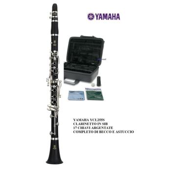 Yamaha YCL 255s clarinetto Sib 17 chiavi argentate
