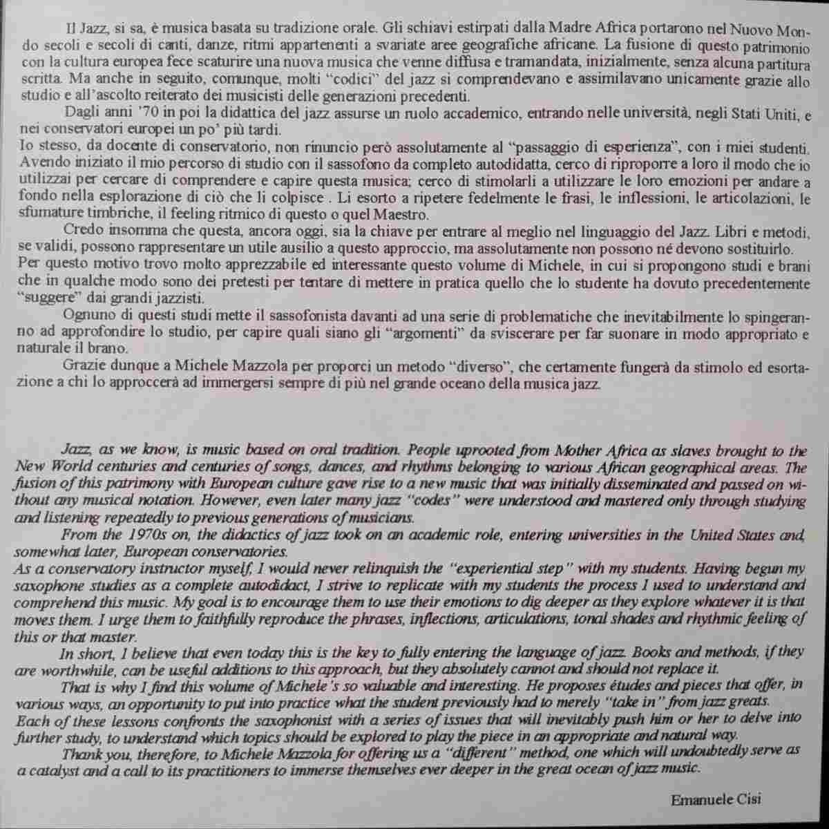 Jazz Tripp 15 Studi per Flauto (M Mazzola M.) con QR code per dowload basi