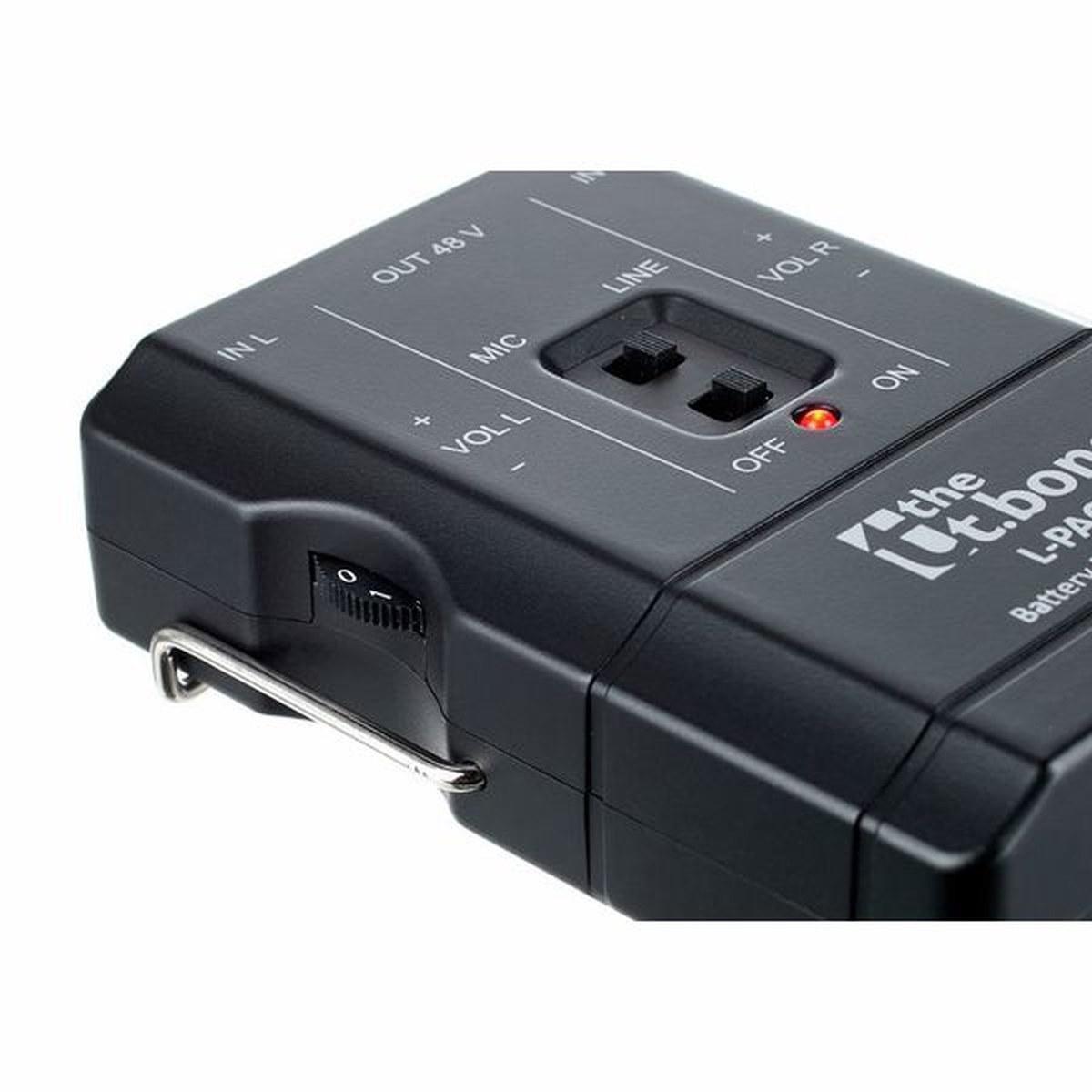 the t.bone L-Pack Alimentatore a Batteria per 2 Microfoni