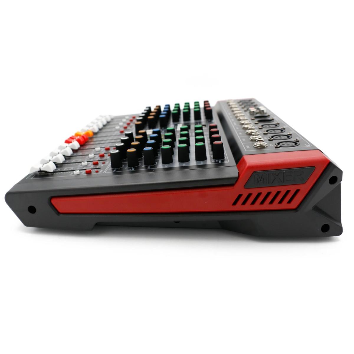 SINEXTESIS Mixer/Scheda Audio 8 canali, multieffetto DSP, interfaccia USB, lettore Mp3, Bluetooth