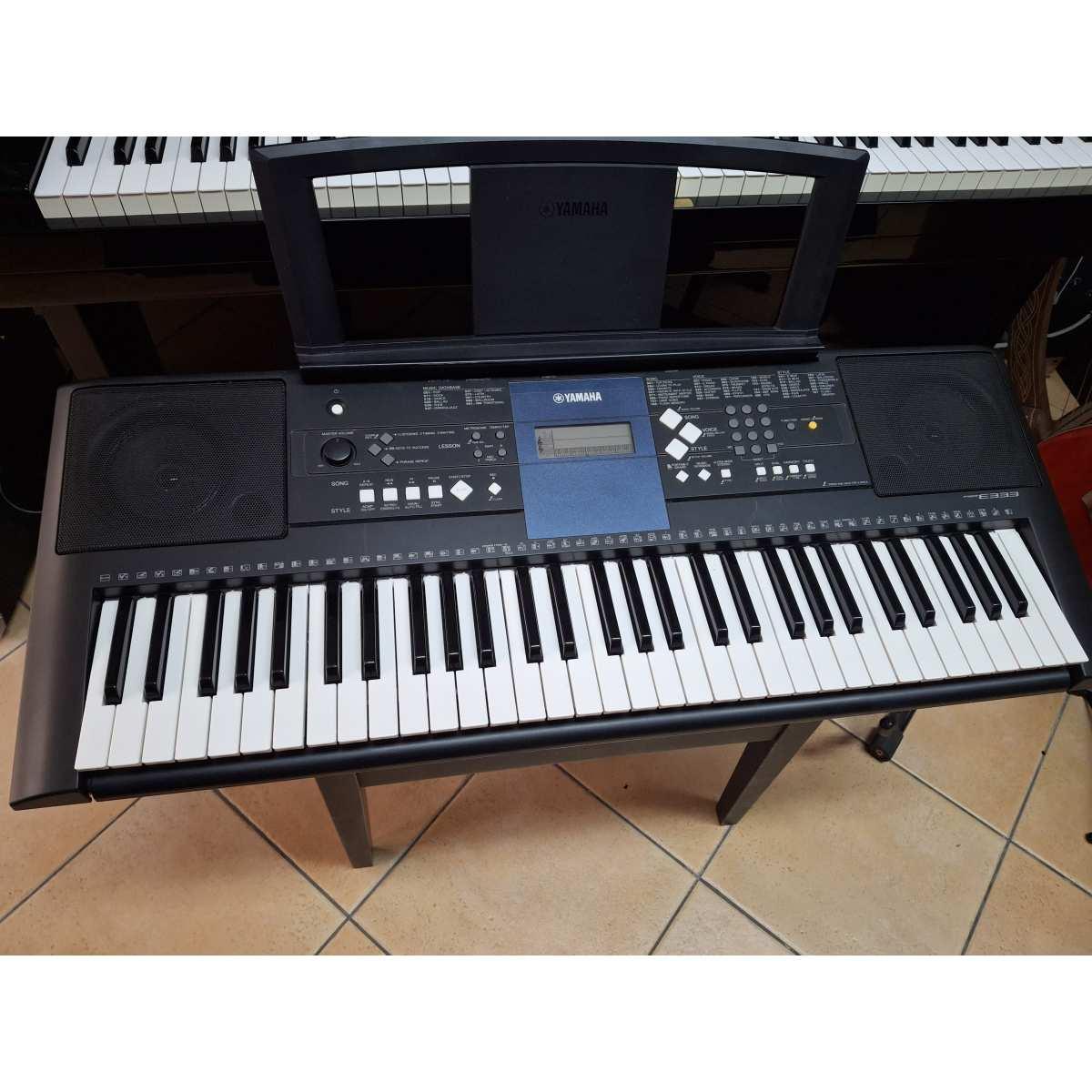 Yamaha PSR-E333 Tastiera arranger 61 tasti seminuova