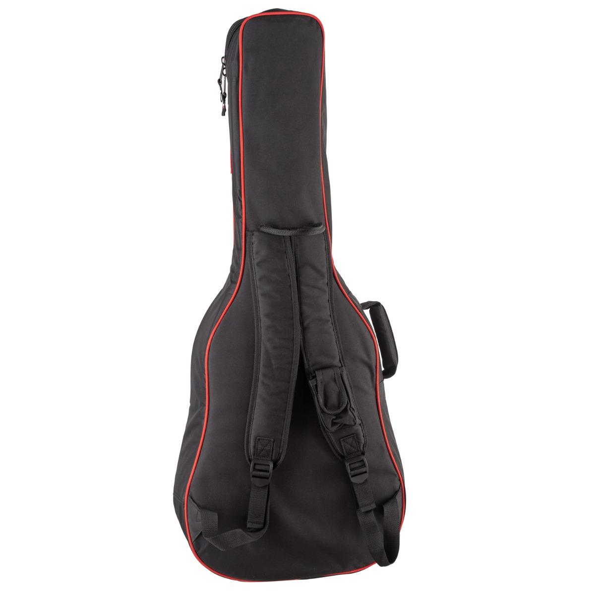 EK FGA30BK Borsa imbottita 30 mm Rossa per Chitarra acustica