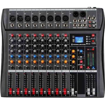 SINEXTESIS ct-80s Mixer/Scheda Audio 8 canali MP3 USB Bluetooth con Effetto Echo