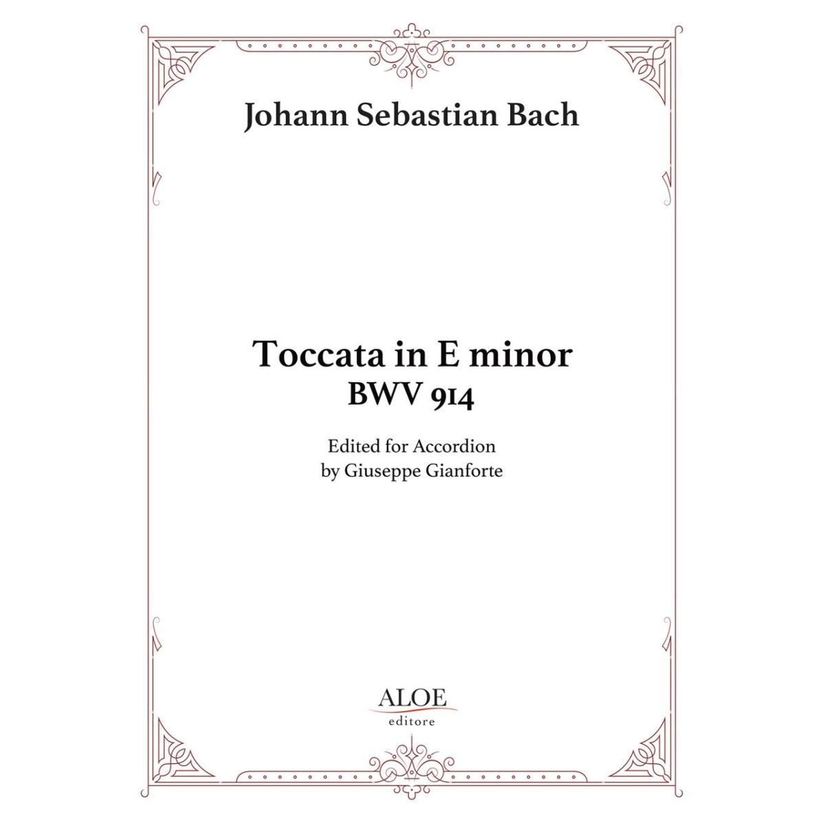 J.S. BACH Toccata in E minor BWV 914