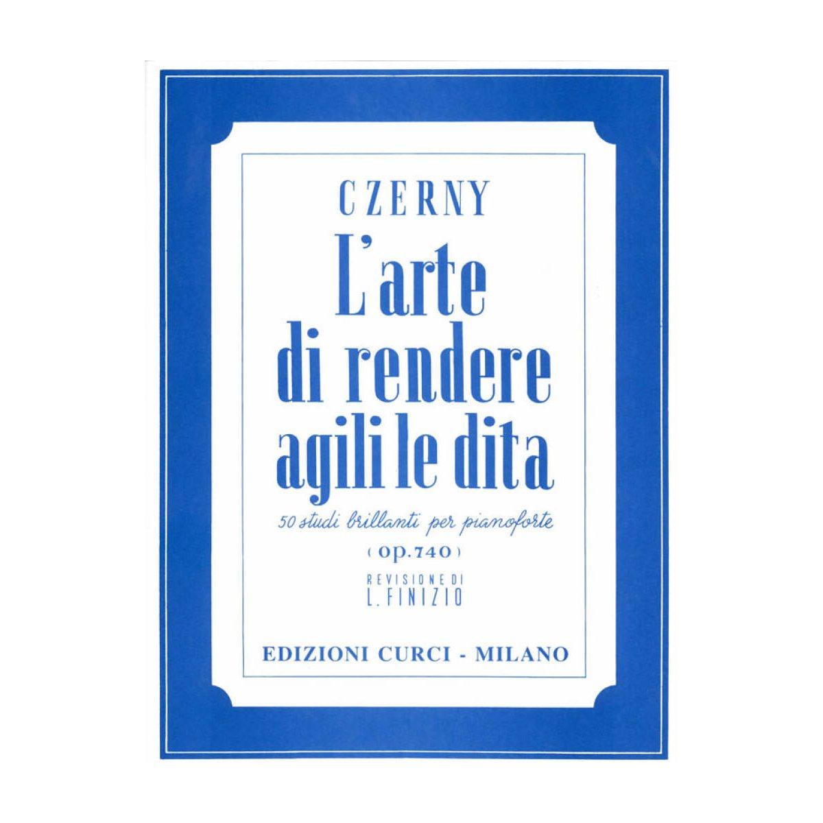 Czerny L'arte di rendere agili le dita ed. Curci