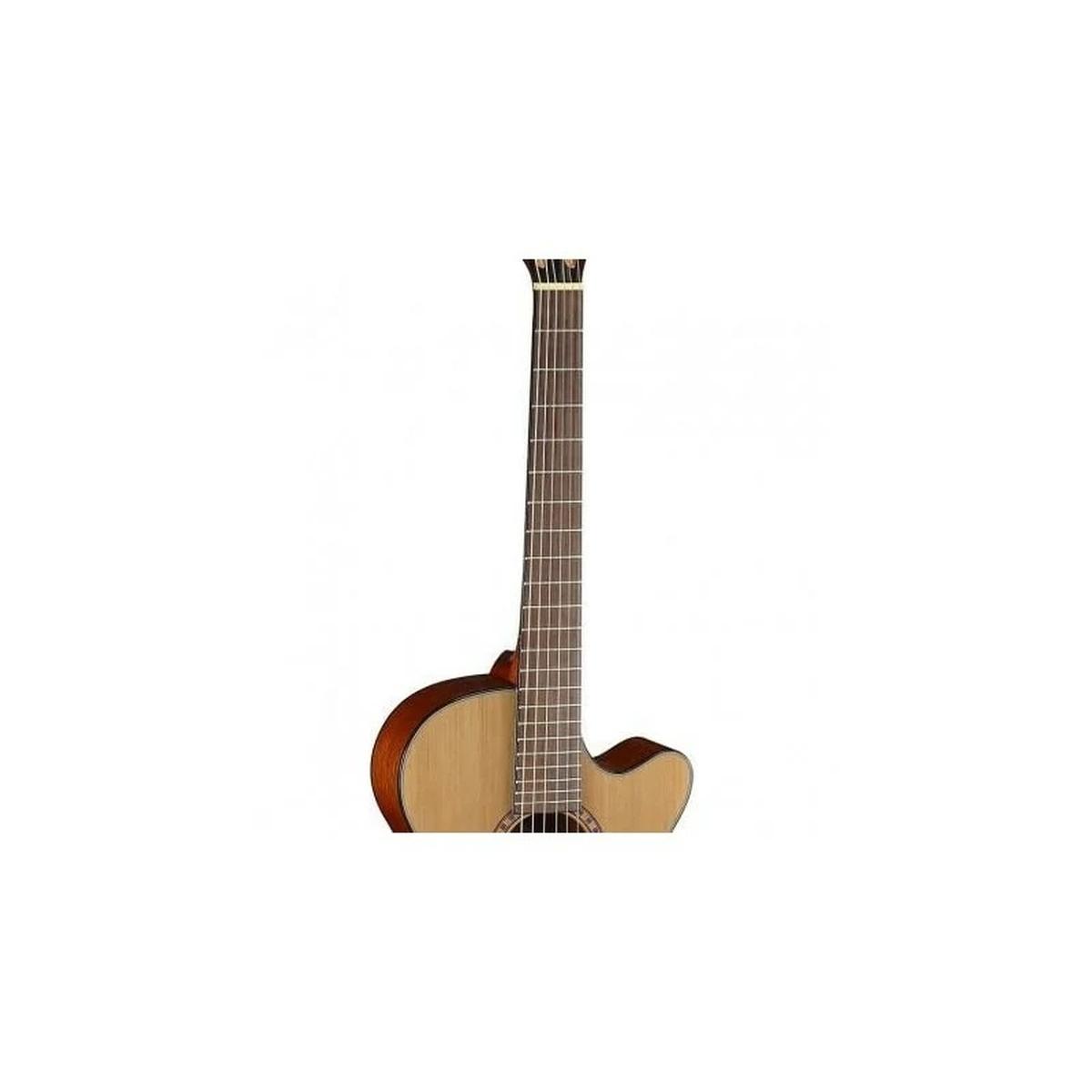 CORT CEC-5 NT Chitarra Classica Naturale Elettrificata Cutaway Slim Body con borsa