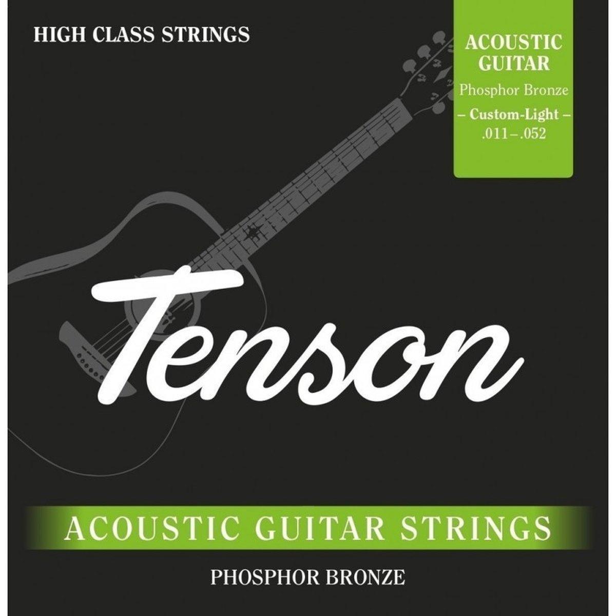 Tenson Muta Chitarra Acustica 011/052 Custom Light Phosphor Bronze