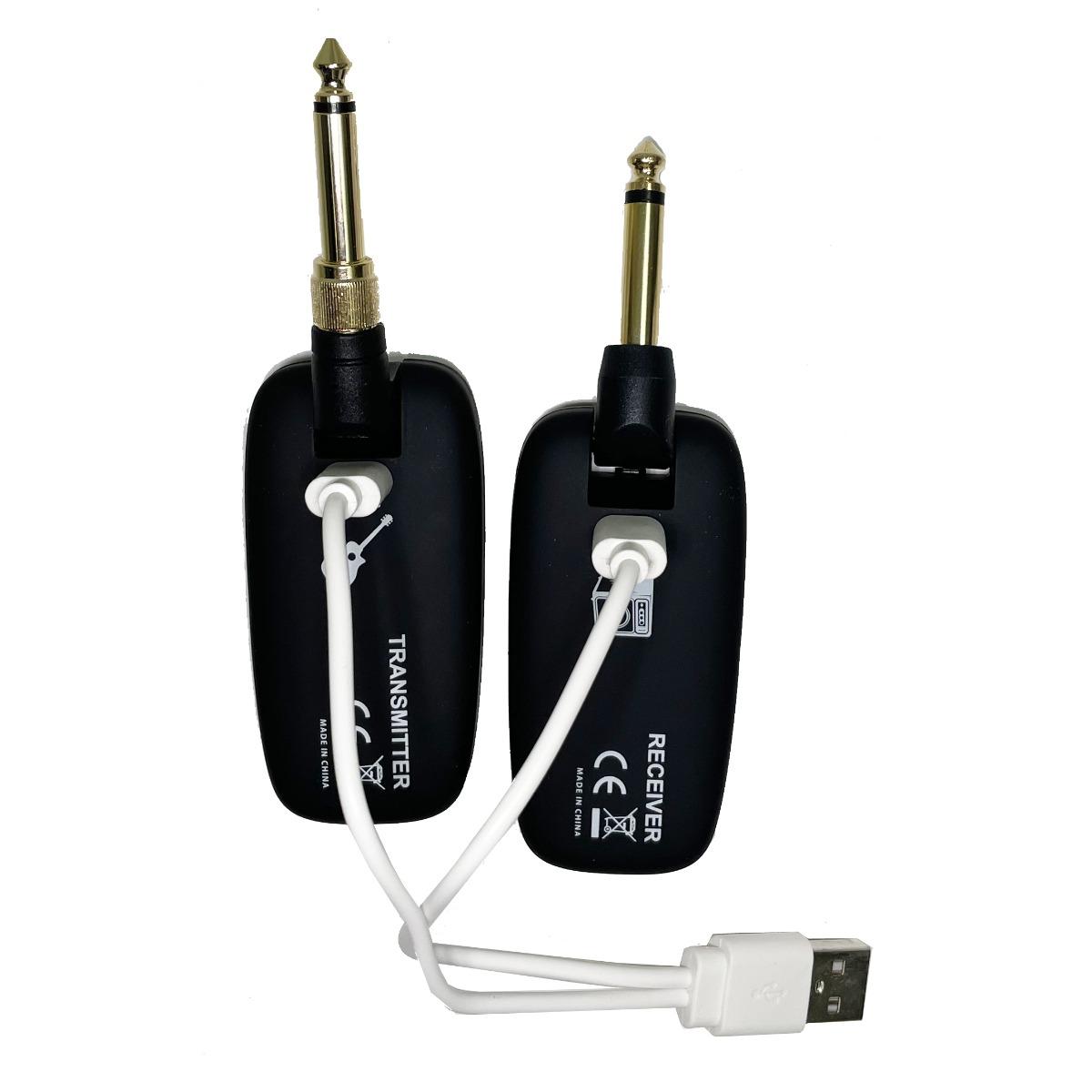 Ek Audio Trasmettitore Wireless UHF per strumenti con jack 6,3 e 3,5