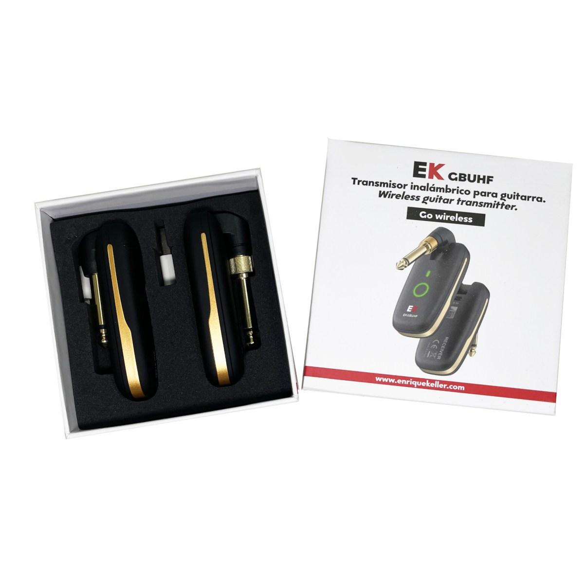 Ek Audio Trasmettitore Wireless UHF per strumenti con jack 6,3 e 3,5