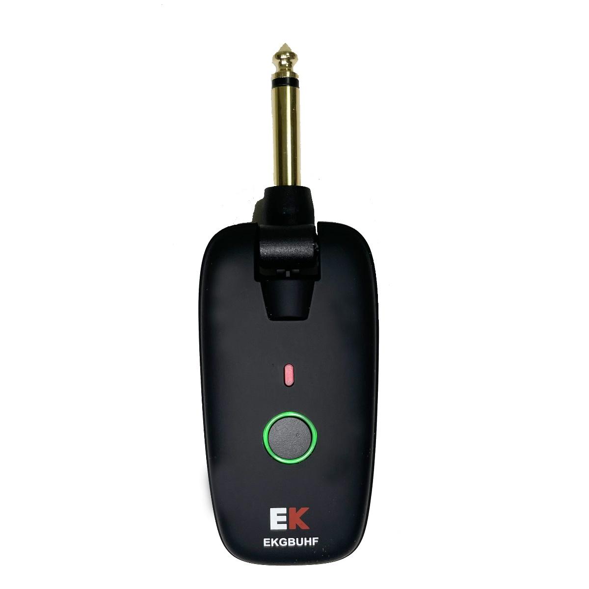 Ek Audio Trasmettitore Wireless UHF per strumenti con jack 6,3 e 3,5