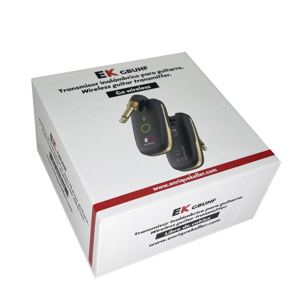 Ek Audio Trasmettitore Wireless UHF per strumenti con jack 6,3 e 3,5