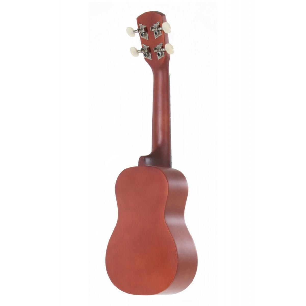 GEWA Ukulele Soprano Almeria Marrone-rosso