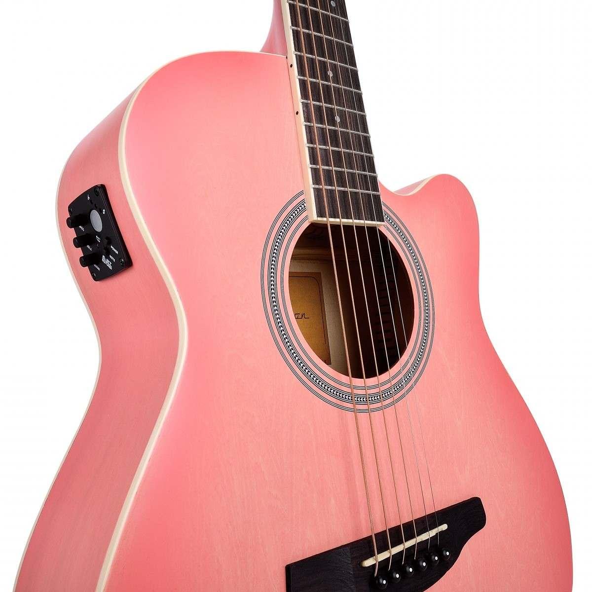 SOUNDSATION Chitarra acustica cutaway amplificata con finitura hand wiped