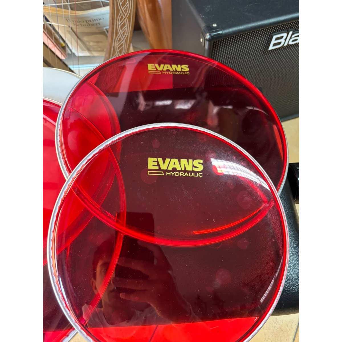 EVANS HYDRAULIC RED  Pacco pelli Idraulico Rosso Fusion (10",12",14") & 14"