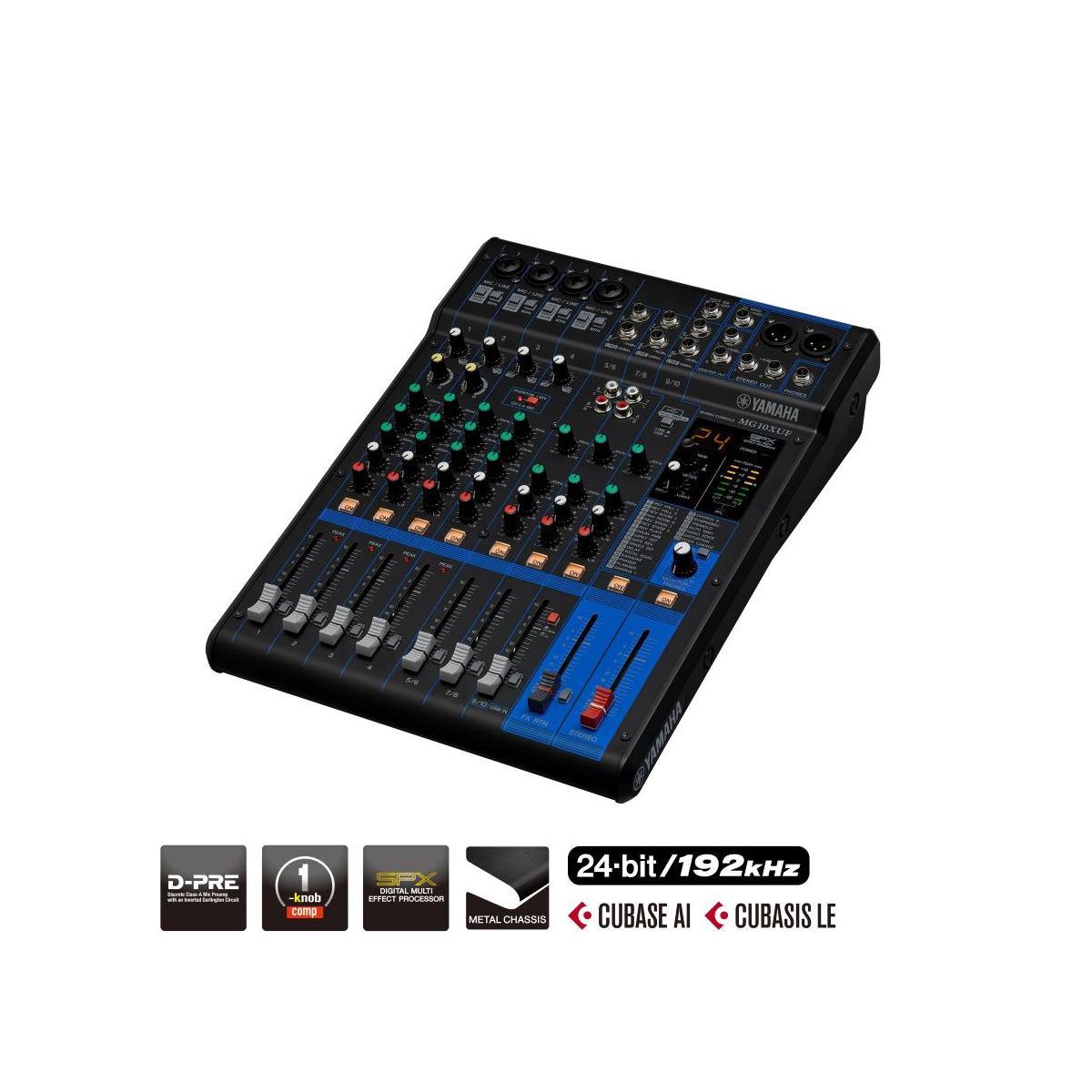 YAMAHA MG10XUF Mixer 10 canali con effetti, Ex Demo